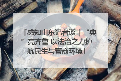 感知山东记者谈｜“典”亮齐鲁 以法治之力护航民生与营商环境